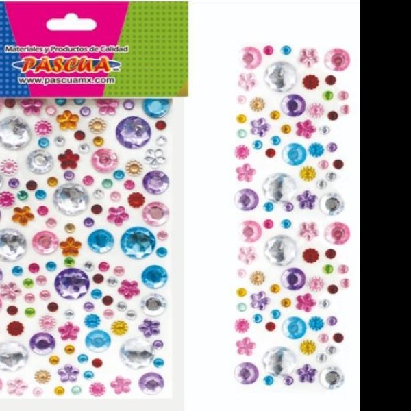 PIEDRAS MIX SURT. PLAST. CADH. PASCUA BL.C140PZ 12144